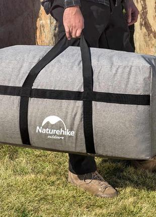 Сумка для зберігання портативна naturehike nh17s021-l, 100 л, темно-сірий5 фото