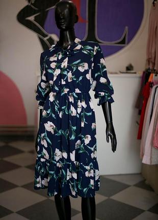 Нежное легкое женственное ретро платье