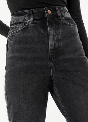 Плотные джинсы мом высокая посадка попа пуш ап new look tori mom4 фото
