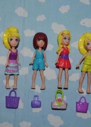 Mattel polly pocket поллі покет різні ляльки ляльки русалка в одязі та взутті