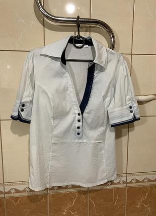 Сорочка блуза sassofono 65% cotton