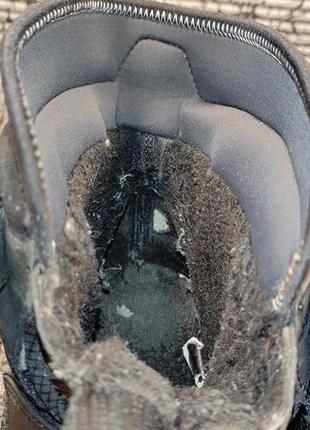 Кожаные зимние утепленные термо ботинки эсо, оригинал, 38рр - 24см6 фото