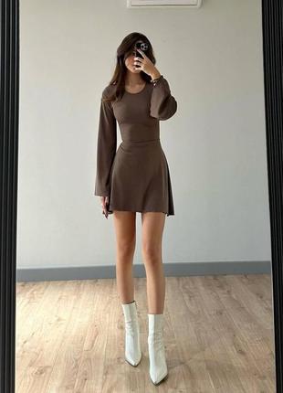 Сукня рубчик