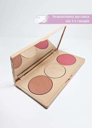 Палетка для контуринга лица 3 в 1 румяна хайлайтер бронзер 1302519 фармаси farmasi