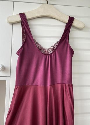 Сукня в білизняному стилі сукні з мереживом xs бордо в підлогу для фотосесії5 фото
