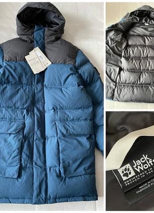 Зимовий пуховик/напівпальто пухове jack wolfskin, оригінал 💯