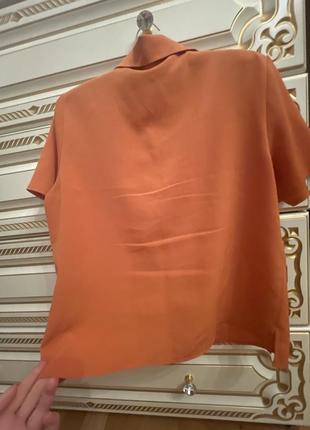 Блузка-сорочка bhs, теракотова2 фото
