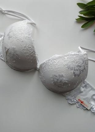 Бюстгальтер lormar myclass білий гіпюровий з пушап лармар