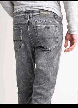 Чоловічі джинси на флісі 33-429 фото