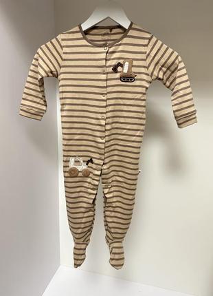 Next детский спальный костюм человечек