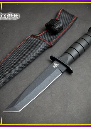 Нож кухонный columbia black tanto в нейлоновых ножнах