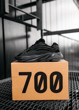 Женские кроссовки adidas yeezy boost 700 v2 black 🌶 smb ✔️6 фото