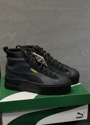 Кроссовки puma mayze mid gore-tex black 381890-017 фото