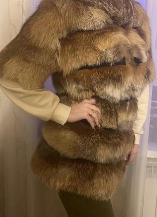 Полушубок женская шубка лиса