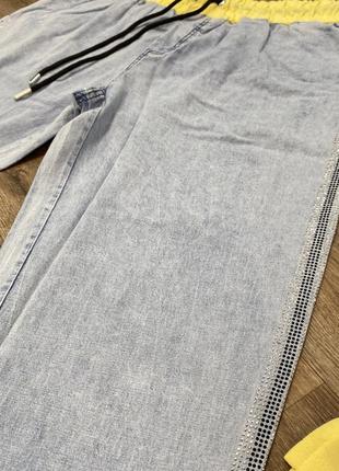 Костюм двойка джинсы+футболка signet‼️прогулочный,спортивный3 фото