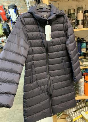 Пальто uniqlo women ultra light down long coat navy