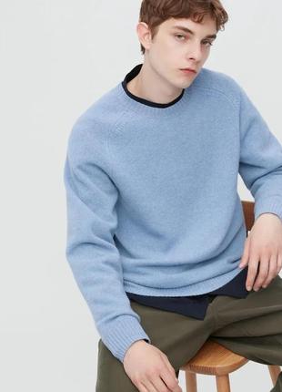 Мужской джемпер uniqlo premium lambswool