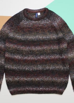 Симпатичный шерстяной (30%) свитерик в приятных тонах от h&amp;m