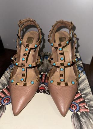 Босоножки valentino rockstud1 фото