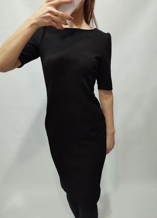 Классически черное удлиненное платье от
"dorothy perkins"