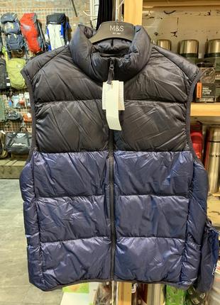 Жилет uniqlo ultra light down vest navy