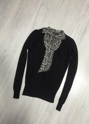 Нарядный свитер - блузка1 фото
