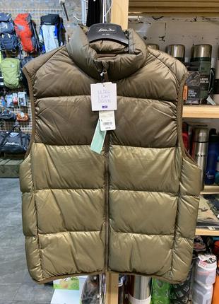 Жилет uniqlo ultra light down vest brown