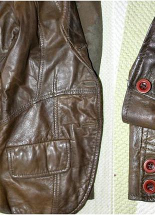 Легкая деми куртка/кожаный пиджак/косуха2 фото