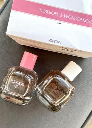 Парфуми zara tuberose wonder rose 2*90