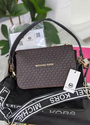 Cумка кросс-боди michael kors широкий ремень