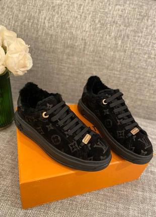 Зимние кроссовки в стиле louis vuitton