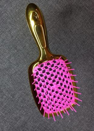 Расческа для волос / массажная щетка hollow comb премиум2 фото