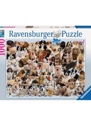 Ravensburger 1000шт  пазли собачки песики