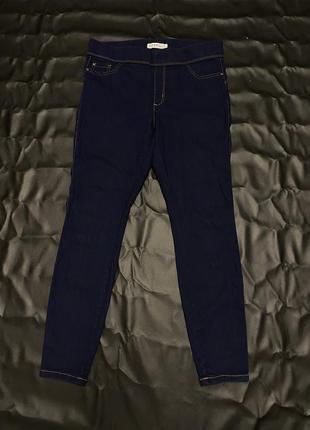 Джинсові легінси темно-синього кольору від denim co.