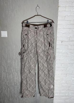 Лыжные брюки с накладными карманами брюки для лыж и сноуборда alprausch, l