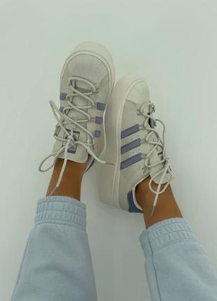 Adidas superstar beige violet