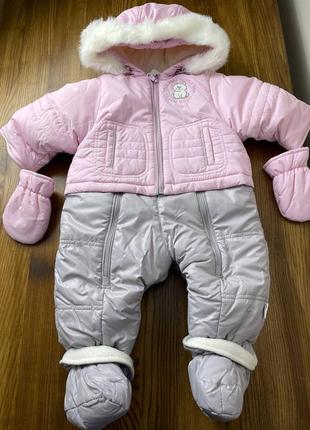 Зимовий комбінезон на дівчинку