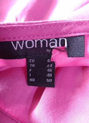 Тонкая женская розовая блузка, европейские размеры 40, 463 фото