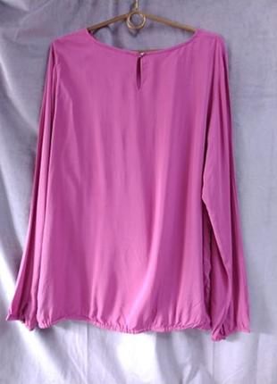 Тонкая женская розовая блузка, европейские размеры 40, 462 фото
