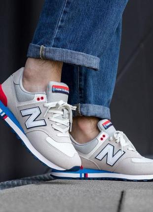 Оригинал new balance! кроссовки мужские светлые 574 ml574ncr нью беланс1 фото