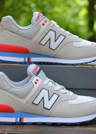 Оригинал new balance! кроссовки мужские светлые 574 ml574ncr нью беланс3 фото