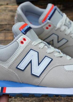 Оригинал new balance! кроссовки мужские светлые 574 ml574ncr нью беланс5 фото