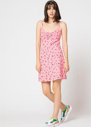 15257332(дефект) сукня рожевий принт s