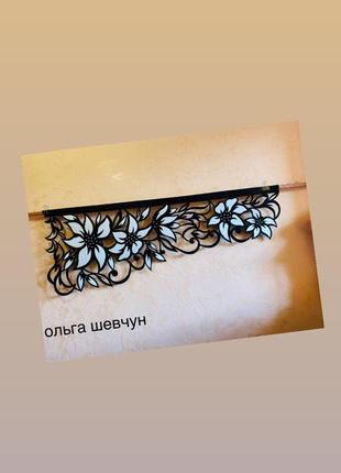 Ажурные ламбрикены для кухни