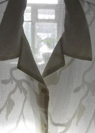 Блуза белая,прозрачная,нарядная,р.50-52,б/у мало