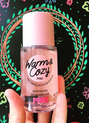 Warm&cozy mist victoria’s secret виктория секрет ваниль спрей