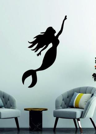 Декоративное настенное 3d панно «русалочка» декор на стену с объемом4 фото