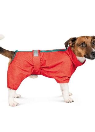 Комбинезон для животных pet fashion "rain" для таксы m (красный) (4823082425587)