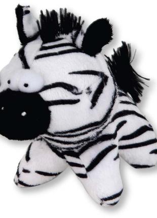 Игрушка для собак eastland зебра с пищалкой плюш 12 см (6970115700383)