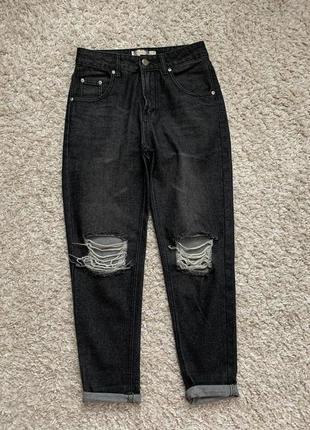 Крутые  джинсы mom от boohoo s - размер3 фото